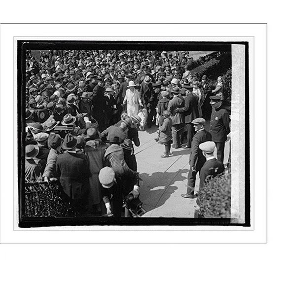 Historic Print, Mr. Coolidge with children, Easter Monday - 2, 18" x 24"