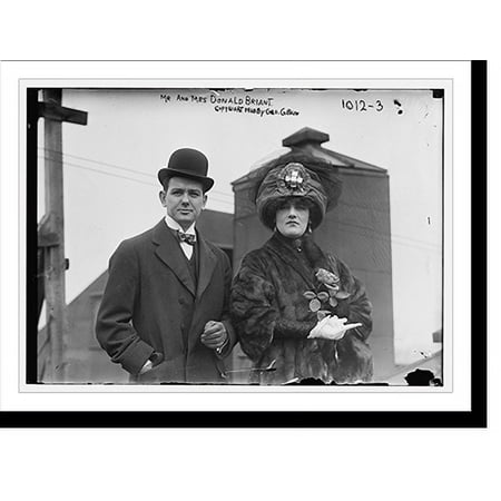 Historic Print, Mr. and Mrs. Donald Briant, 18" x 24"