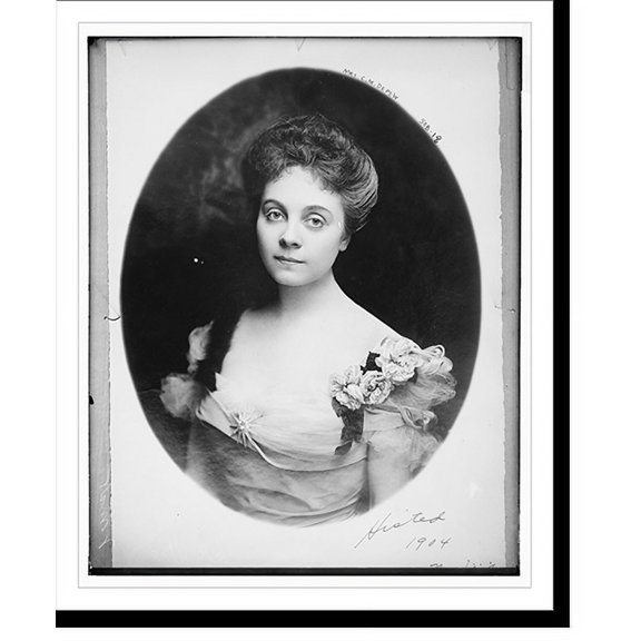 Historic Print, Mrs. C.M. Depew, 18" x 24"
