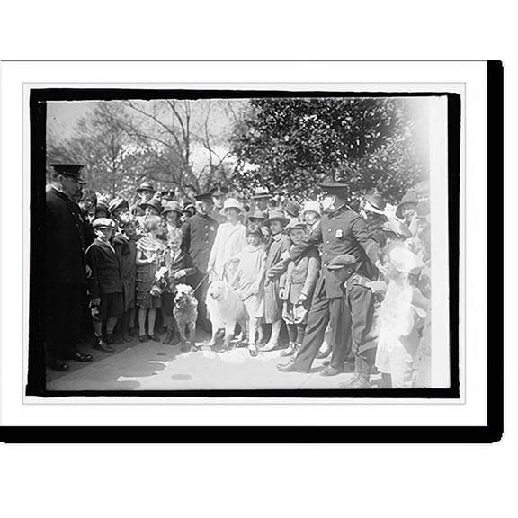 Historic Print, Mrs. Coolidge, Easter Monday, 4/13/25, 16" x 20"