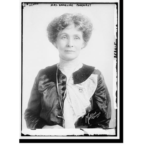 Historic Print, Mrs. Emmeline Pankhurst, 18" x 24"