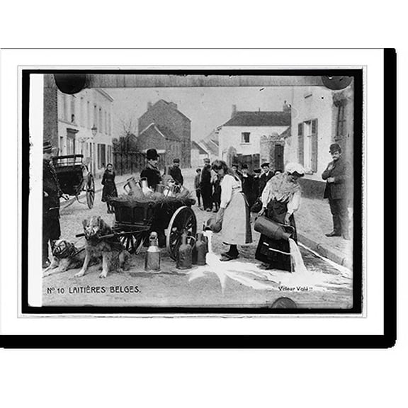 Historic Print, Mrs. Faber Stevenson, daily life in Antwerp - 3, 16" x 20"