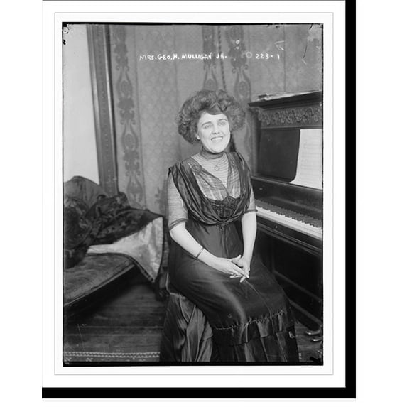 Historic Print, Mrs. Geo. H. Mulligan, Jr. - 2, 16" x 20"