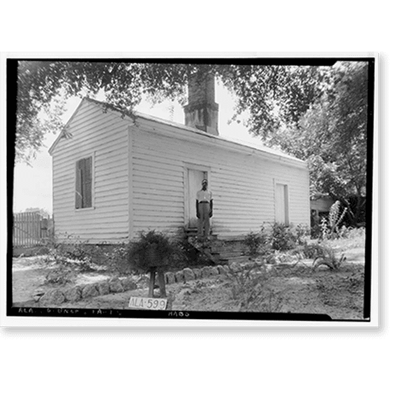 Historic Print, Mrs. Hugh Foster House, 201 Kennon Street, Union Springs, Bullock County, AL - 13, 16" x 20"