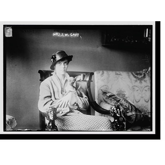 Historic Print, Mrs. J.M. Gray, 18" x 24"