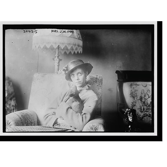 Historic Print, Mrs. J.M. Gray - 2, 18" x 24"