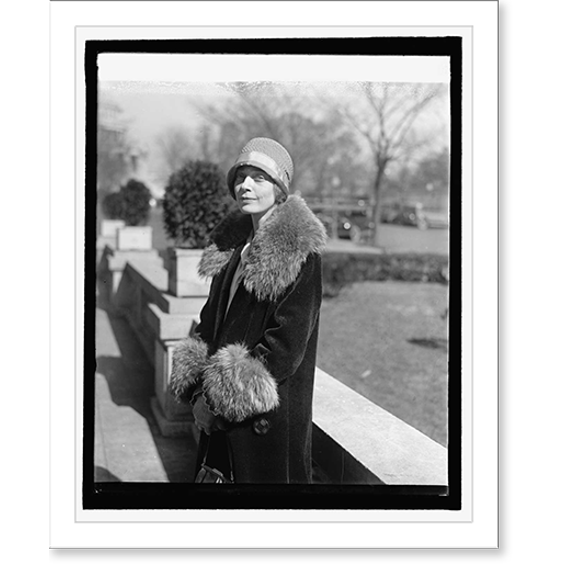 Historic Print, Mrs. J. Mitchell Chase, 3/5/27, 16" x 20"