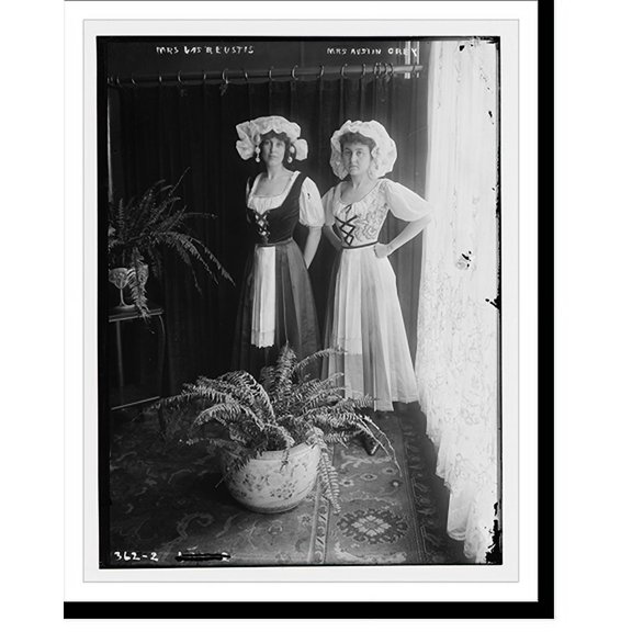 Historic Print, Mrs. James B. Eustis, Mrs. Austin Gray, 16" x 20"