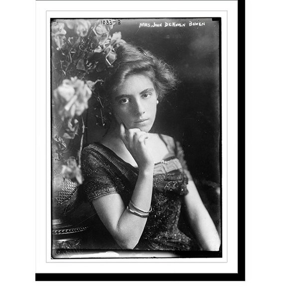 Historic Print, Mrs. John DeKoven Bowen seated, 16" x 20"