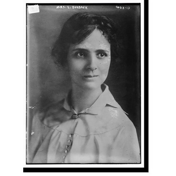 Historic Print, Mrs. L. Burbank, 16" x 20"