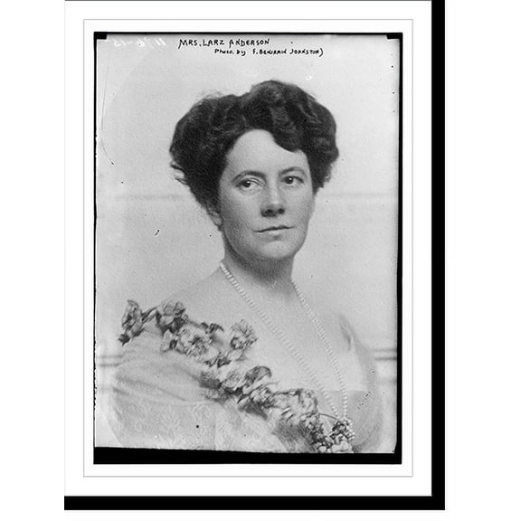 Historic Print, Mrs. Larz Anderson, photo by F.B. Johnston.F.B. Johnston, 16" x 20"