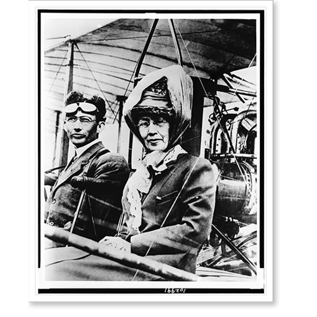 Historic Print, [Mrs. Minta Martin with her son, Glenn L. Martin, in an