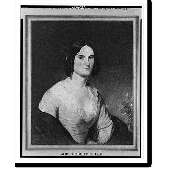 Historic Print, Mrs. Robert E. Lee, 18" x 24"