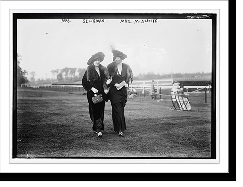 Historic Print, Mrs. Seligman, Mrs. Schiff, 16" x 20"