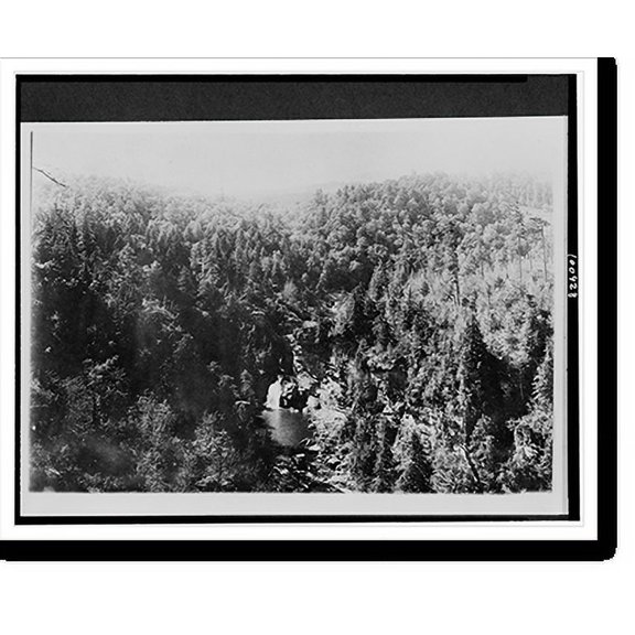 Historic Print, Mt. Mitchell Reservation, N.C. Bynums Bluff - 2, 16" x 20"