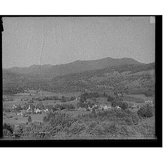Historic Print, Mt. Tri-Pyramid [i.e. Mount Tripyramid] and Campton, N.H., 18" x 24"