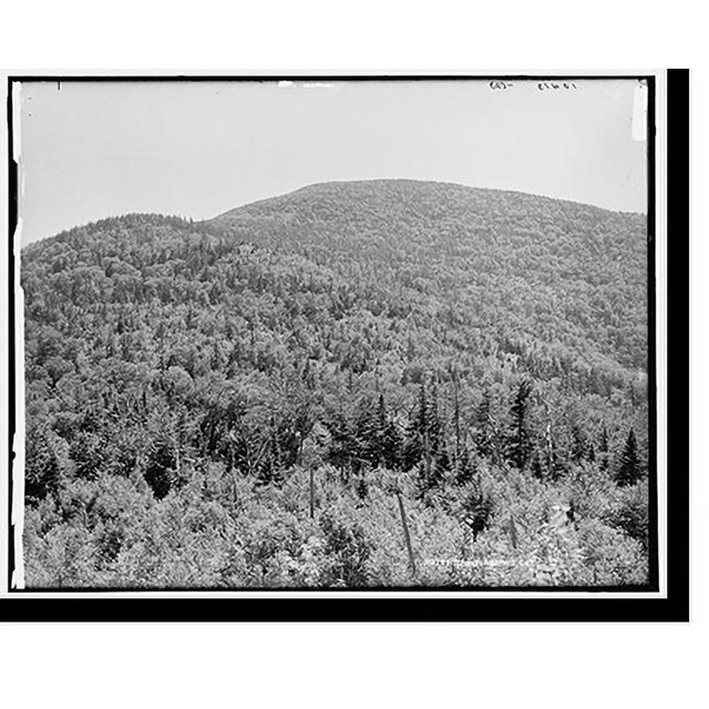 Historic Print, Mt. ster, Mt. Avalon and Mt. Tom from Mt. Echo