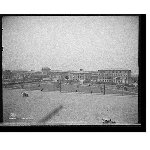 Historic Print, N.Y., N.H. & H. R.R. [i.e. New York, New Haven and Hartford Railroad] Depot, Providence, R.I., 18" x 24"