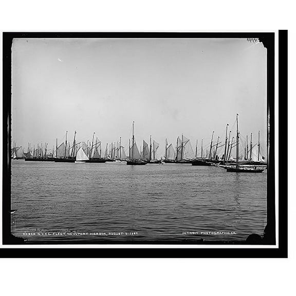 Historic Print, N.Y.Y.C. fleet, Newport harbor - 2, 18" x 24"