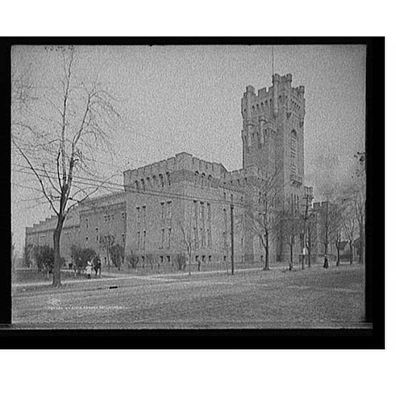 Historic Print, N.Y. state armory, Rochester, N.Y., 18" x 24"