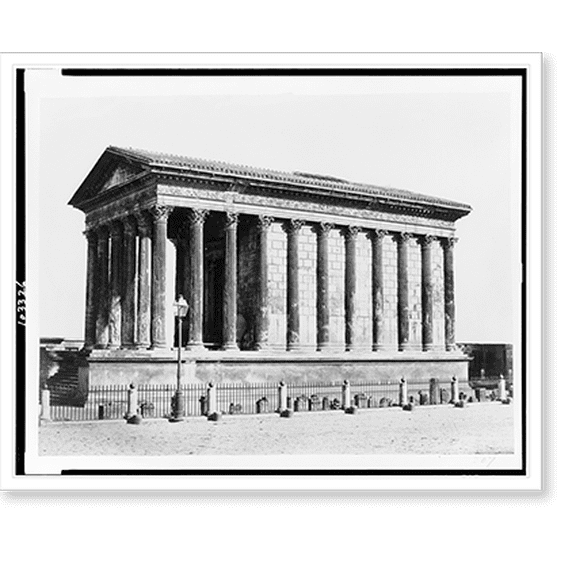 Historic Print, Nîmes. Maison Carré, 16" x 20"