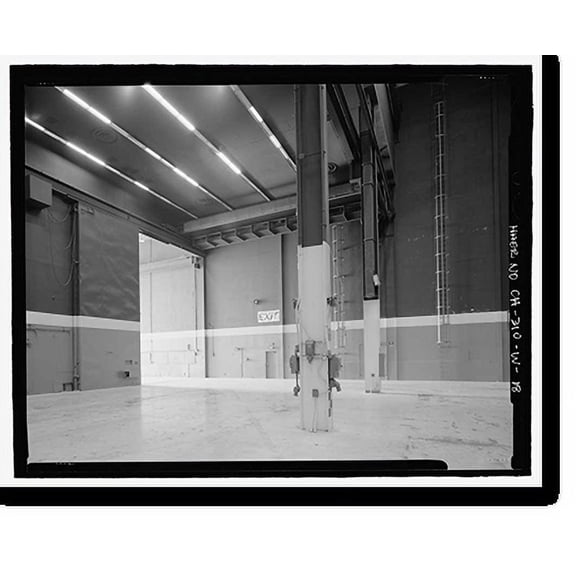 Historic Print, NASA Industrial Plant, Systems Integration & Checkout Facility, 12214 Lakewood Boulevard, Downey, Los Angeles County, CA - 18, 18" x 24"