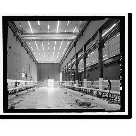 Historic Print, NASA Industrial Plant, Systems Integration & Checkout Facility, 12214 Lakewood Boulevard, Downey, Los Angeles County, CA, 18" x 24"