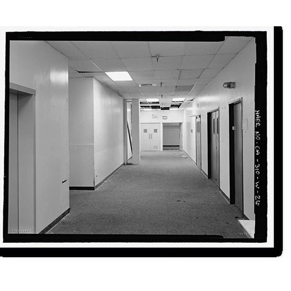 Historic Print, NASA Industrial Plant, Systems Integration & Checkout Facility, 12214 Lakewood Boulevard, Downey, Los Angeles County, CA - 26, 18" x 24"