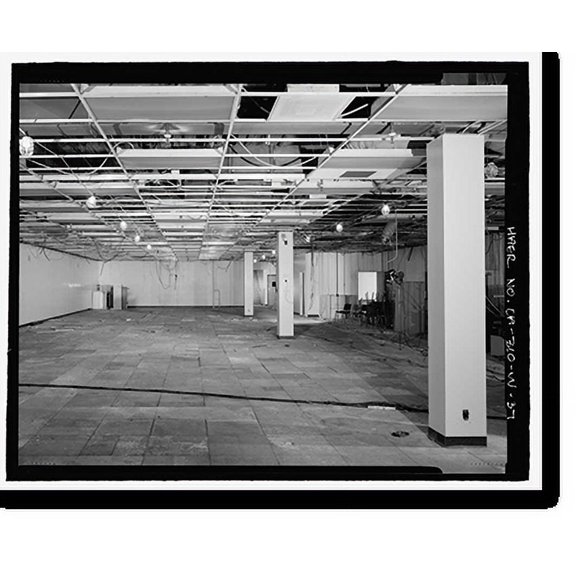 Historic Print, NASA Industrial Plant, Systems Integration & Checkout Facility, 12214 Lakewood Boulevard, Downey, Los Angeles County, CA - 37, 18" x 24"