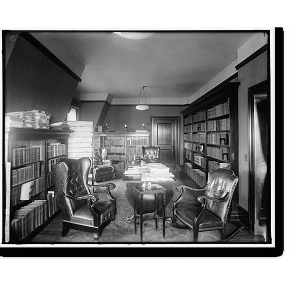 Historic Print, NATIONAL PRESS CLUB. LIBRARY, 16" x 20"