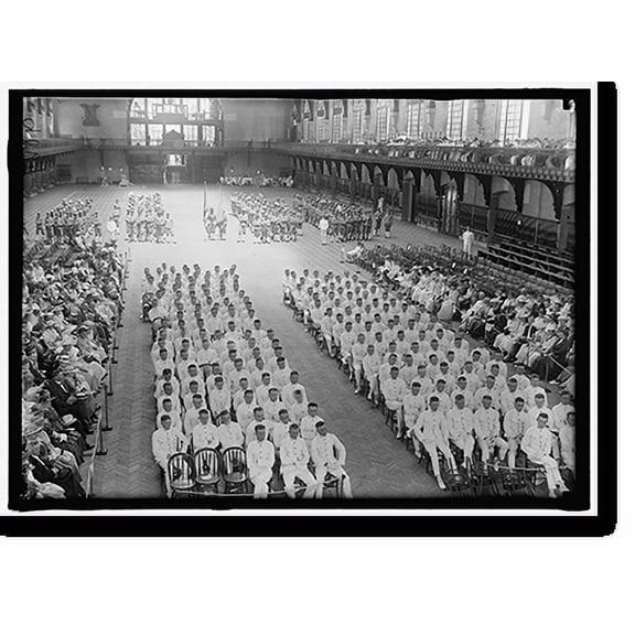 Historic Print, NAVAL ACADEMY, U.S. GRADUATION EXERCISES - 5, 18" x 24"