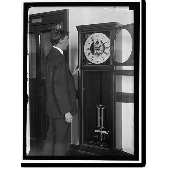 Historic Print, NAVAL OBSERVATORY. C.B. WATTS TURNING BACK THE CLOCK, 18" x 24"