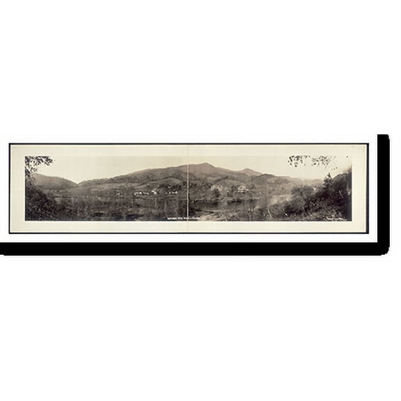 Historic Print, NC 1909 Indian School 1 Cherokee PHOTO, Width 11" x Length 49"