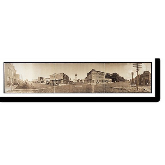 Historic Print, NE Scribner 1908 PHOTO, Width 11" x Length 49"