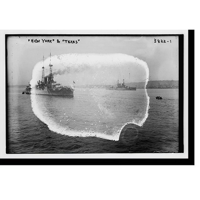 Historic Print, NEW YORK & TEXAS, 16" x 20"