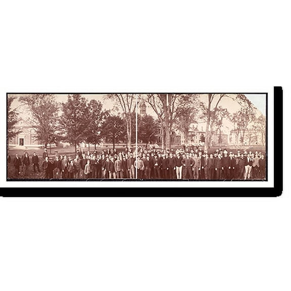 Historic Print, NH Phillips Academy, Exeter 1903 PHOTO, Width 11" x Length 49"
