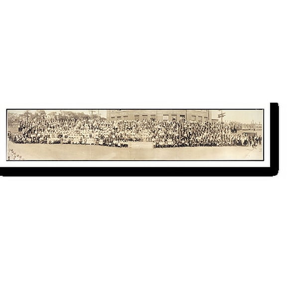 Historic Print, NH Sullivan Cigar Factory Manchester 1921 PHOTO, Width 7" x Length 36"