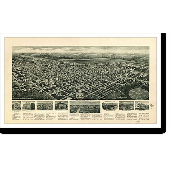 Historic Print, NJ Egg Harbor 1924 MAP, 18" x 24"