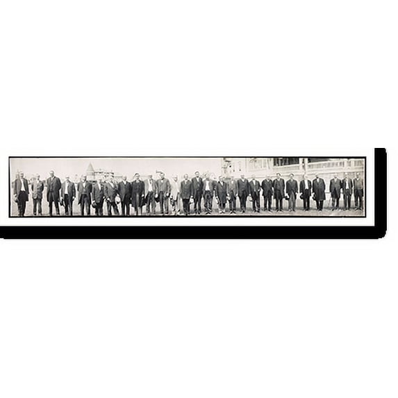 Historic Print, NJ Governors at Spring Lake 1911 PHOTO, Width 7" x Length 36"