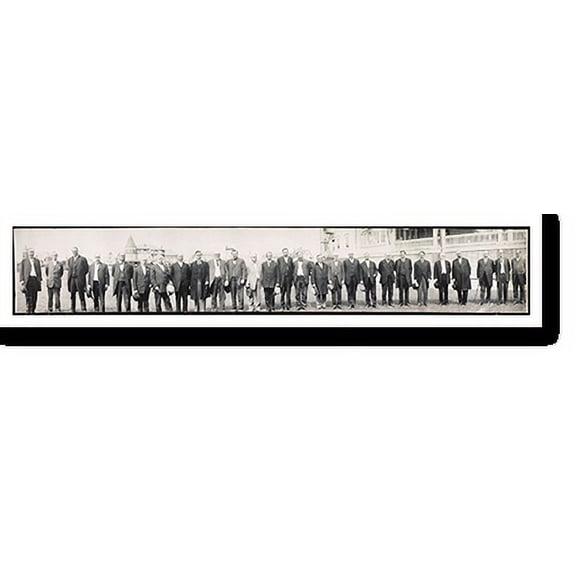 Historic Print, NJ Governors at Spring Lake 1911 PHOTO, Width 7" x Length 36"