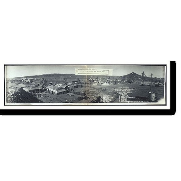 Historic Print, NV Goldfield Nevada 1906 PHOTO, Width 7" x Length 36"