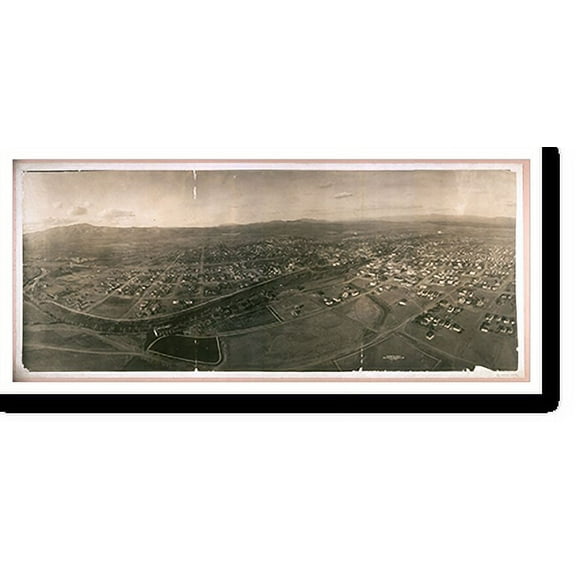 Historic Print, NV View of Reno 1908 PHOTO, Width 11" x Length 49"