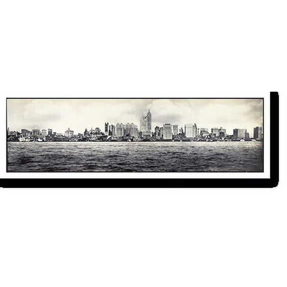 Historic Print, NY 1908a New York skyline,, 18" x 24"