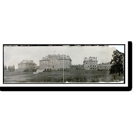Historic Print, NY 1909 4 Cornell University Ithaca, 16" x 20"
