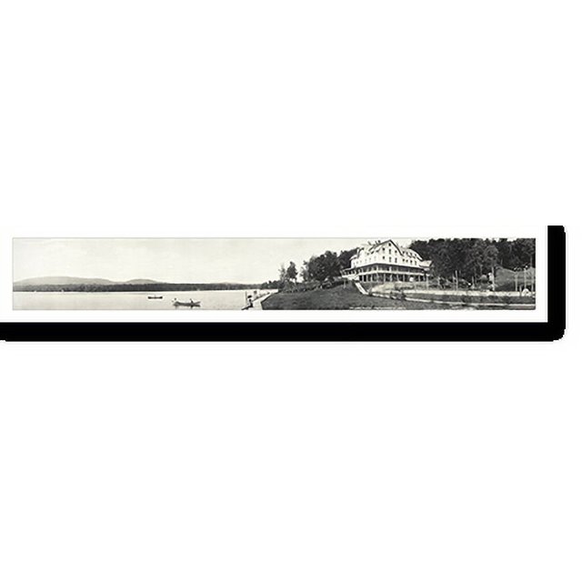 Historic Print, NY 1911 Fulton Chain of Lakes, 16" x 20"