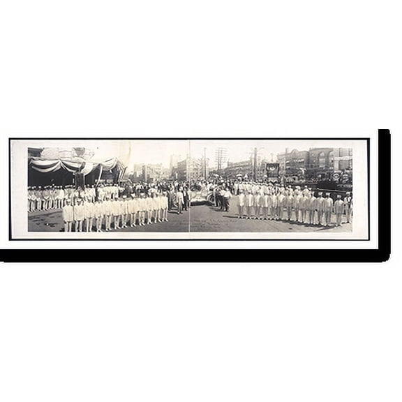 Historic Print, NY Shriners Convention, Rochester 1911, 16" x 20"