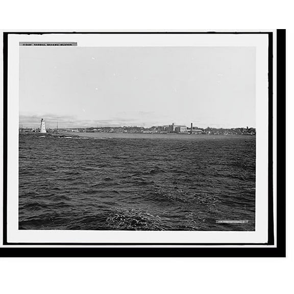 Historic Print, Nassau, Bahama Islands, 16" x 20"