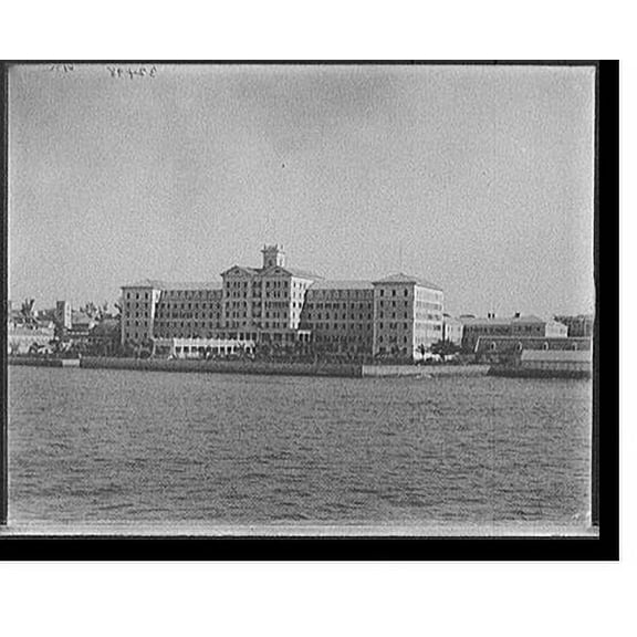 Historic Print, [Nassau, Bahama Islands, the Colonial Hotel], 18" x 24"