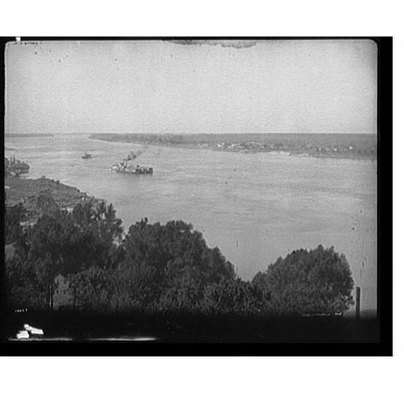 Historic Print, Natchez on the Mississippi - 2, 18" x 24"