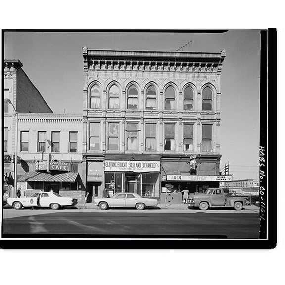 Historic Print, National Hotel, 1713 Larimer Street, Denver, Denver County, CO, 16" x 20"